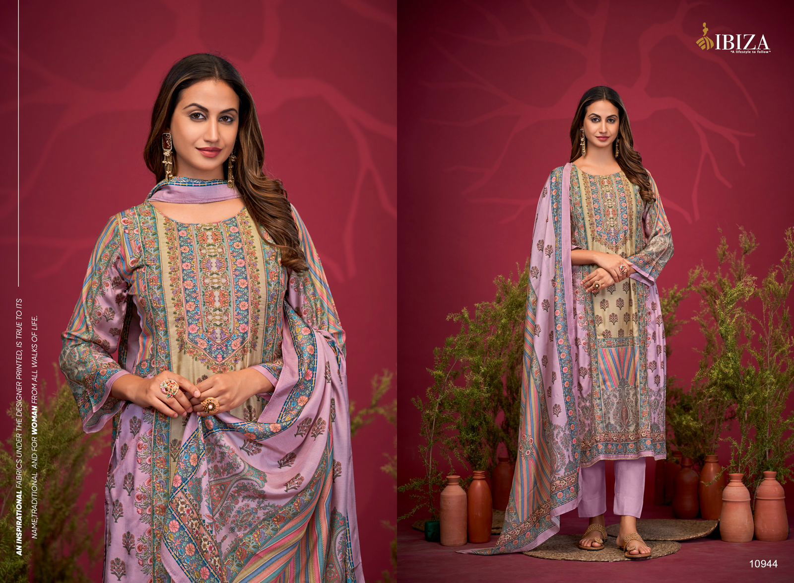 Nadia By Ibiza Muslin Digital Printed Salwar Kameez Suppliers In India
